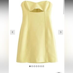 Yellow mini dress XS